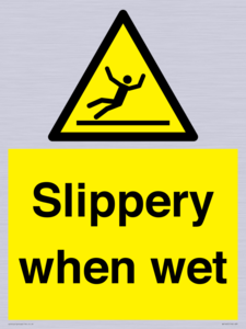 slippery when wet